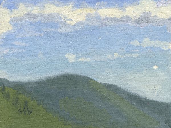 Acorn Woman Mountain, Evening